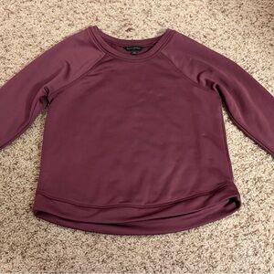 Banana Republic Maroon Long Sleeve Top